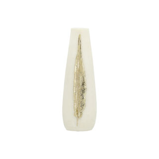 Feather Gold Ceramic Vase 14.5*11.5*42 cm