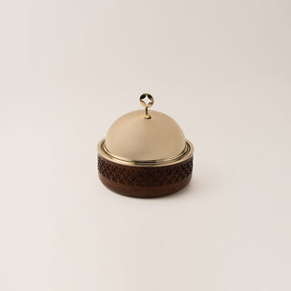 La Mesa big food server in Gold metal 3 L