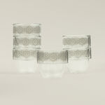 Dallaty glass coffee cup set 6pcs image number 5