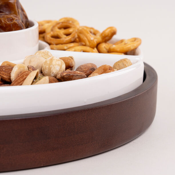 Dallaty white porcelain nut bowls set 6 pcs image number 2
