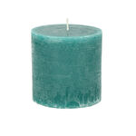 Pillar Candle Rustic Turquoise image number 2