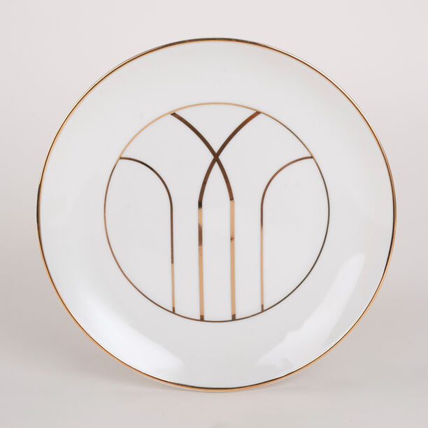 La Mesa 4 pcs white bone porcelain side plate image number 1