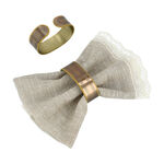 LA MESA 2 PCS NAPKIN RINGS SET 7x4x2CM image number 2