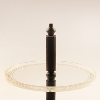 La Mesa Wooden 2Tier Cake Stand Roshn Collection, 26*26*27Cm