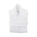 Bath Robe White Waffle Size: L / XL image number 2