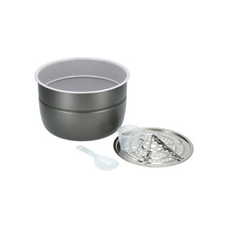 Alberto Pressure Cooker 1600 W 12 L Granite Inner Pot Silver and Black