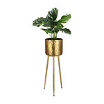 Metal Planter Gold image number 1