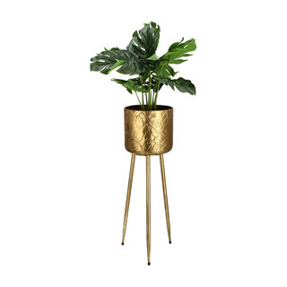 Metal Planter Gold