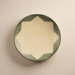 La Mesa porcelain serving plate Taibah collection, green 30*7.5cm image number 0
