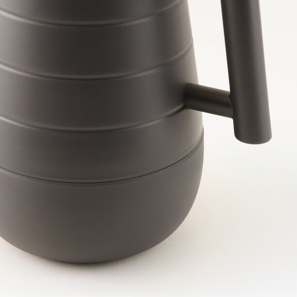 دلتي دلة بلاستيك مع خشب، رمادي غامق 1 لتر image number 3