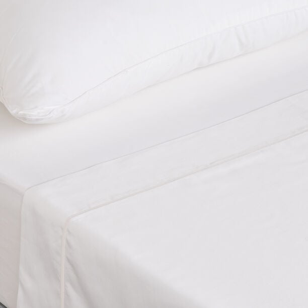 Boutique Blanche Flat Sheet 100% Egyptian Cotton 400Tc King White 260*270 Cm image number 0
