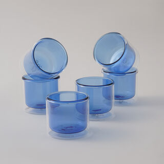 Rio 6pcs watercolour porcelain coffee set