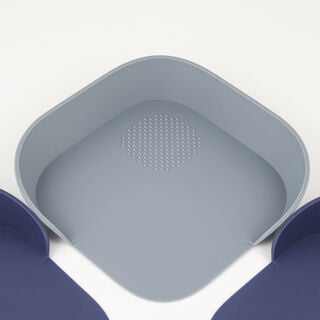 طقم صواني تجهيز وجبات بلاستيك 4 قطع