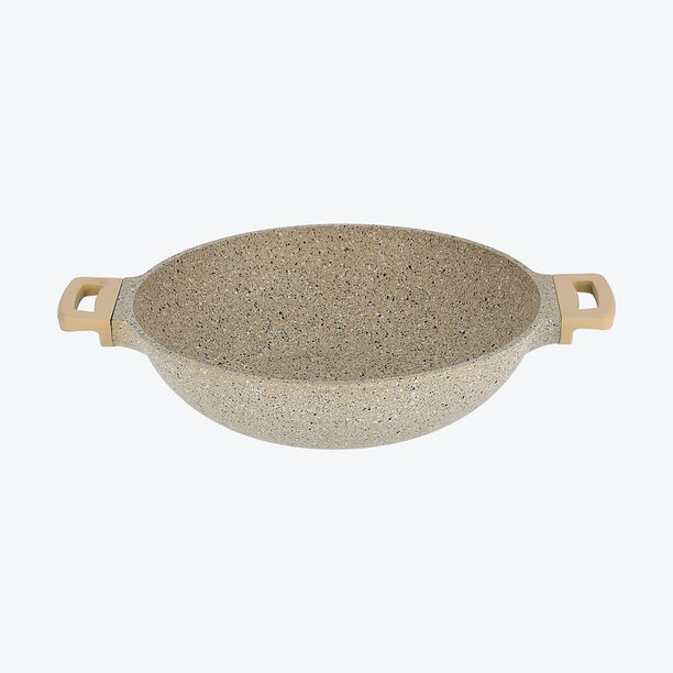 Alberto Deep Fry Pan Granite 33 cm With Cover image number 4