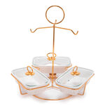 3 Pcs Rectangle Food Warmer With Stand image number 1