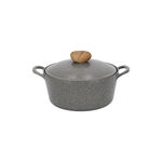 Alberto 7 piece grey marble ceramic cookware set image number 4