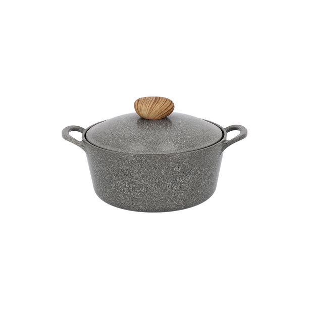 Alberto 7 piece grey marble ceramic cookware set image number 4