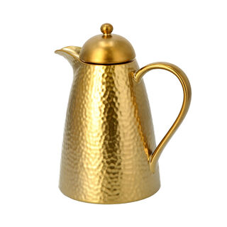 Porcelain Vacuum Flask Manuscript Gold