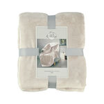 Cottage Flannel Sherpa Throw Stone image number 1