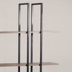 Homez wooden bookshelf 120*34*180cm image number 1