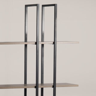 Homez wooden bookshelf 120*34*180cm