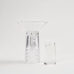 هومز مبخرة عود دايموند زجاج 16*16*30سم، شفافة image number 3