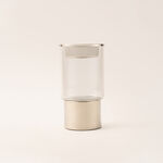 Oulfa collection silver metal & glass oud burner 11*18.5 cm image number 0