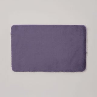 كوتاج دعاسة حمام فرو صناعي بوليستر، رمادي 50*80*4.5 سم