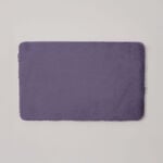 كوتاج دعاسة حمام فرو صناعي بوليستر، رمادي 50*80*4.5 سم image number 0