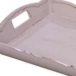 Serving Tray Antique Finish Beige Color image number 2