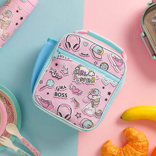 Sweet collection printed lunch Bags 20*22.5*9.5cm
