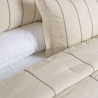 3 Piece Lace Fabric Comforter King Size Set