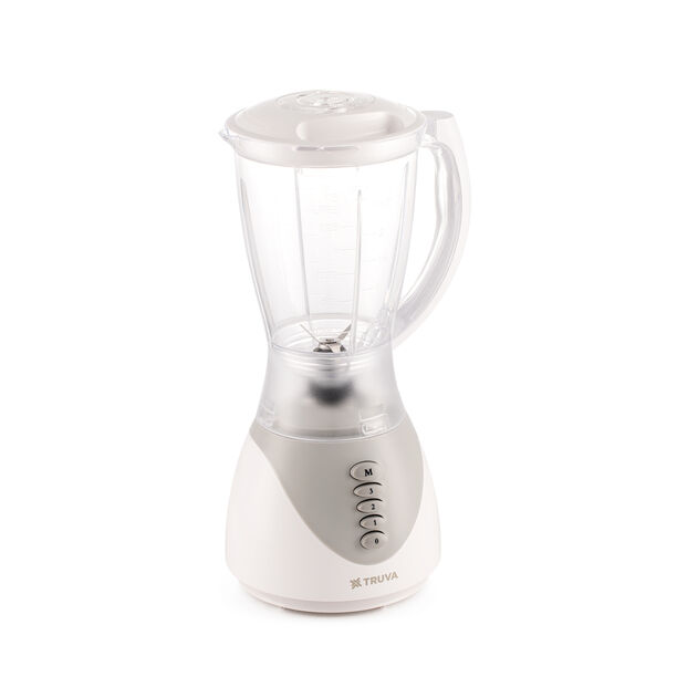 Truva White 400W Blender With 2 Mills image number 1
