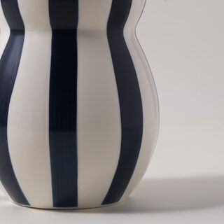 Homez Ceramic Blue And White Vase 15*15*24Cm