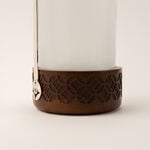 Homez wood and silver lantern 9*9*18 cm image number 3