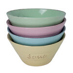 Soup Bowl Set 4Pcs Mix Colors image number 1