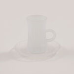 Dallaty 12pcs glass tea set, white image number 2