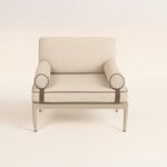 Homez Aluminiuminum Single Sofa, Beige 74.5*70*81.5 Cm image number 0