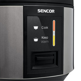1.8L Sencor electric stainless steel silver rice cooker 700W