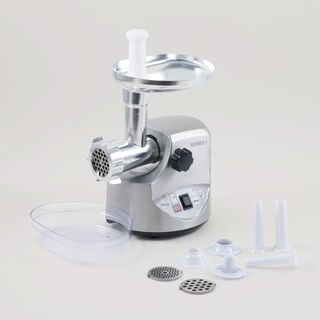 Alberto meat grinder aluminum die casting polypropylene 1.5kg/min