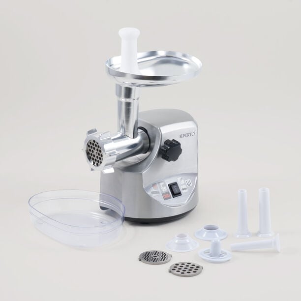 Alberto meat grinder aluminum die casting polypropylene 1.5kg/min image number 0