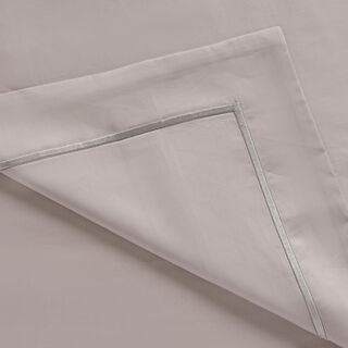 Boutique Blanche Duvet Cover Set 100% Cotton 400Tc Egyptian Queen Silver 240*200 Cm
