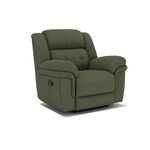 Homez recliner armchair 1 seater 105*92*105cm, green image number 0