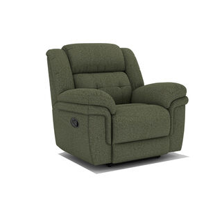 Homez recliner armchair 1 seater 105*92*105cm, green