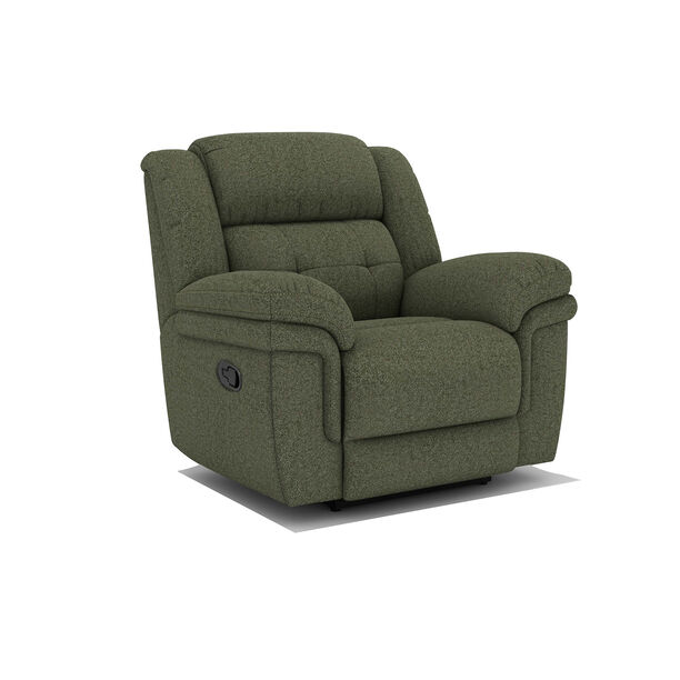 Homez recliner armchair 1 seater 105*92*105cm, green image number 0
