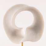 Homez resin pisa decorative sculpture 34*18*43cm, white and gold image number 2