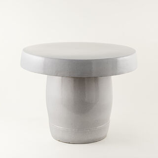 Homez ceramic stool chair 61*61*50cm, white