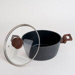 Alberto 7 piece black aluminum cookware set image number 2