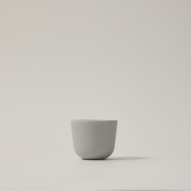 Dallaty grey porcelain and glass Tea and coffee cups set 18 pcs image number 2