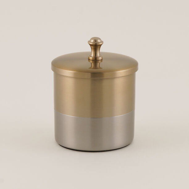 Homez Bath Canister Stainless Steel Light Gold 11 Cm image number 1